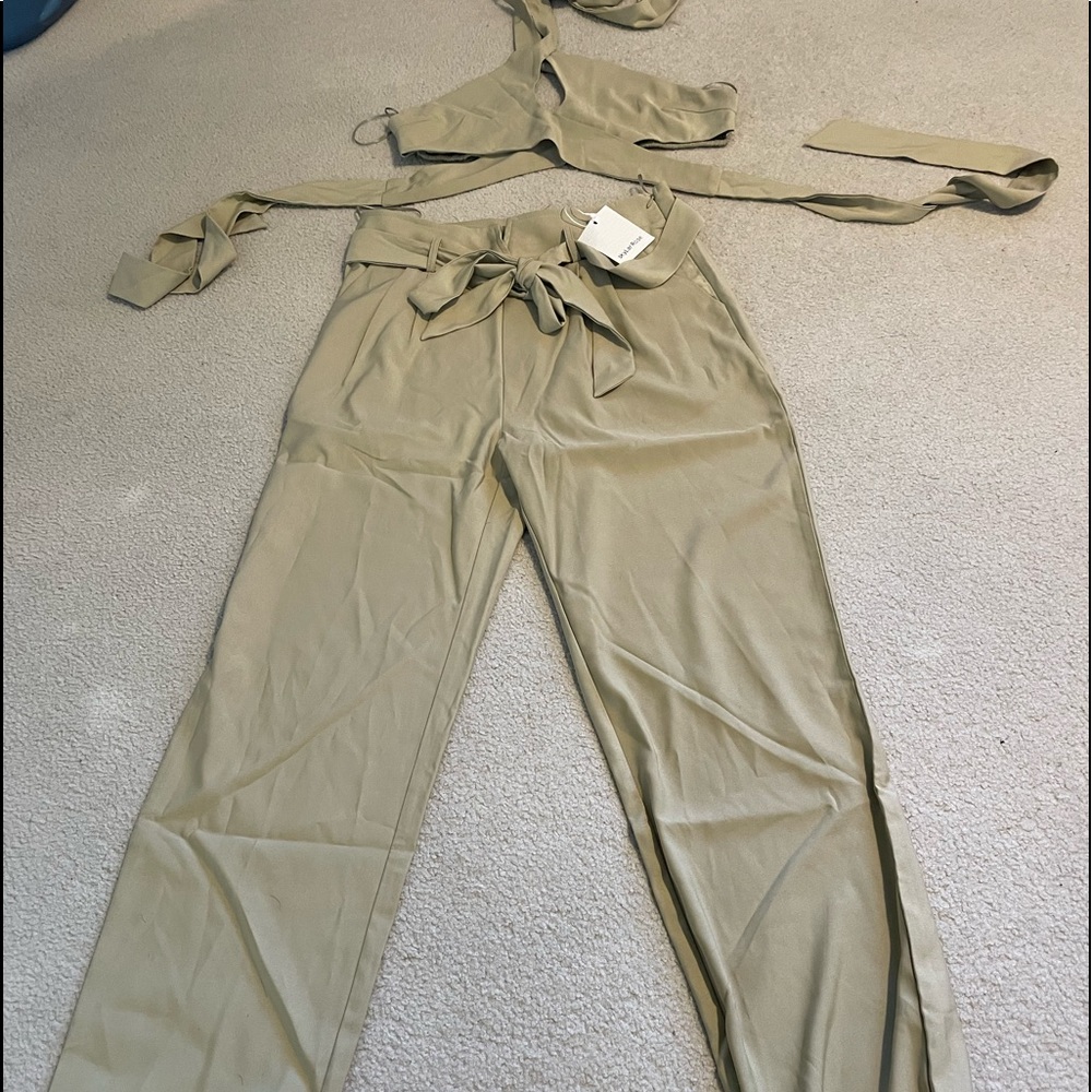 Vici Dolls matching crop and pants